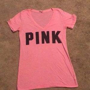 Pink VIctoria secret shirt